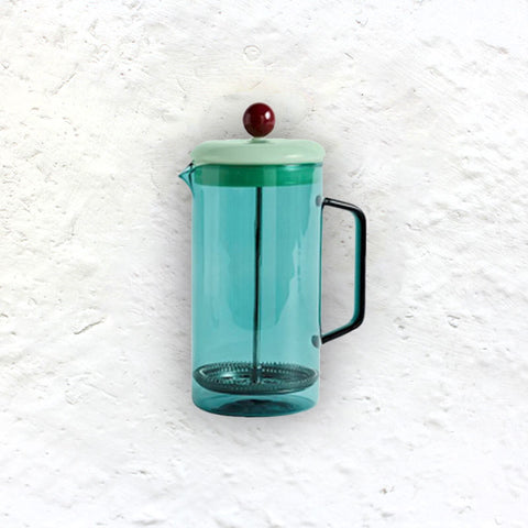 French Press Coffee Maker des. George Sowden for Hay - Aqua, 1 litre