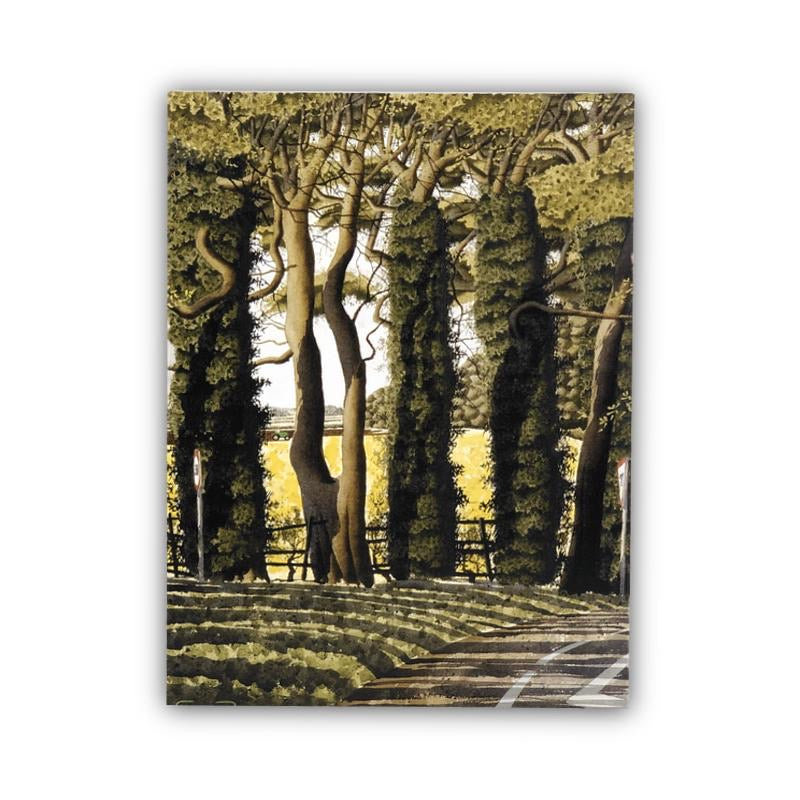 Junction Between Rural Lanes by Simon Palmer - small framed print