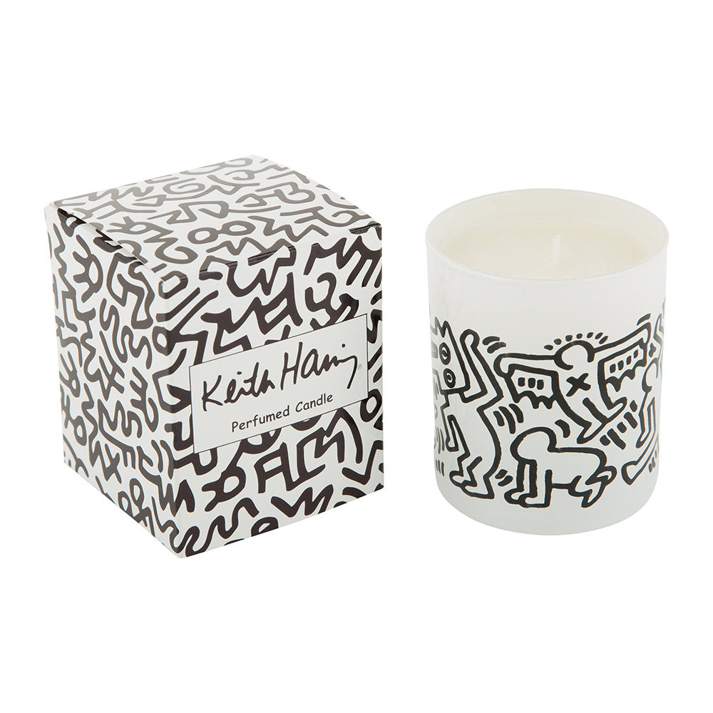 Keith Haring 'Men Drawings' (white) scented candle