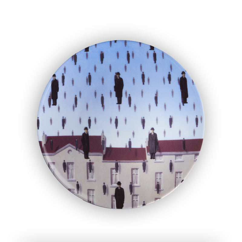 René Magritte 'Golconde' Limoges Porcelain Plate - 21cm