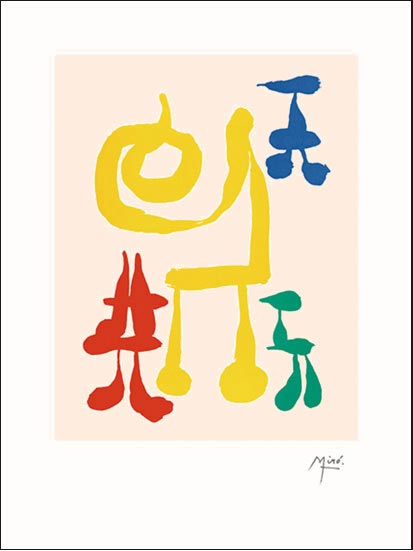 Parler Seul (image 2) print by Joan Miró