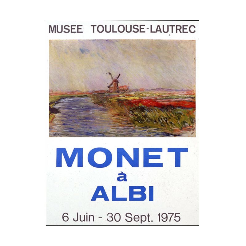 Monet à Albi poster by Claude Monet