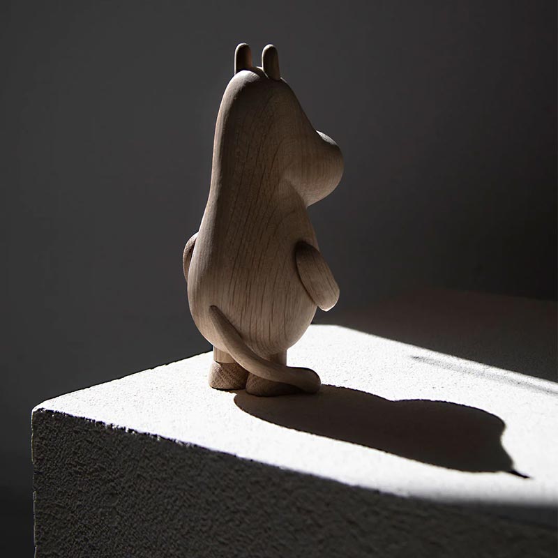 Wooden Moomintroll by Boyhood - Small, White Oak