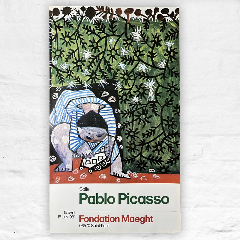 Claude a Deux Ans Exhibition Poster, 1981 by Pablo Picasso