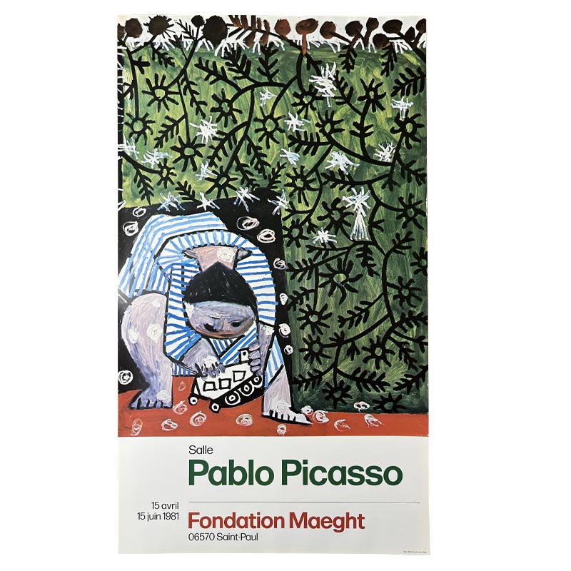 Claude a Deux Ans Exhibition Poster, 1981 by Pablo Picasso