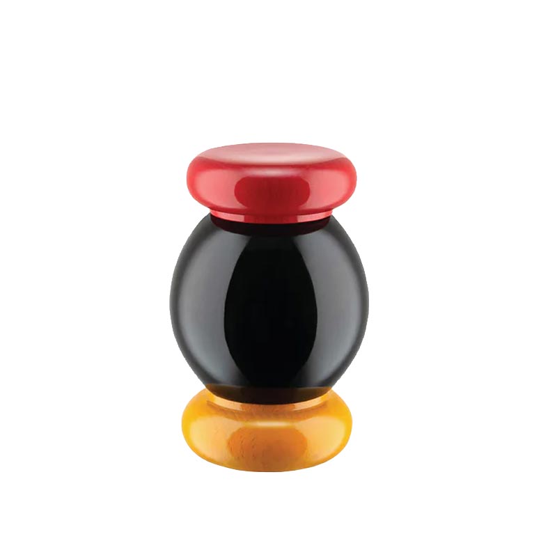 Twergi ES18 Grinder - Black/Yellow/Red - des. Ettore Sotsass for Alessi