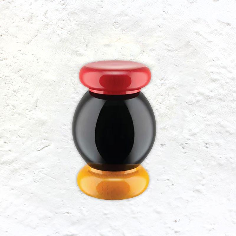 Twergi ES18 Grinder - Black/Yellow/Red - des. Ettore Sotsass for Alessi