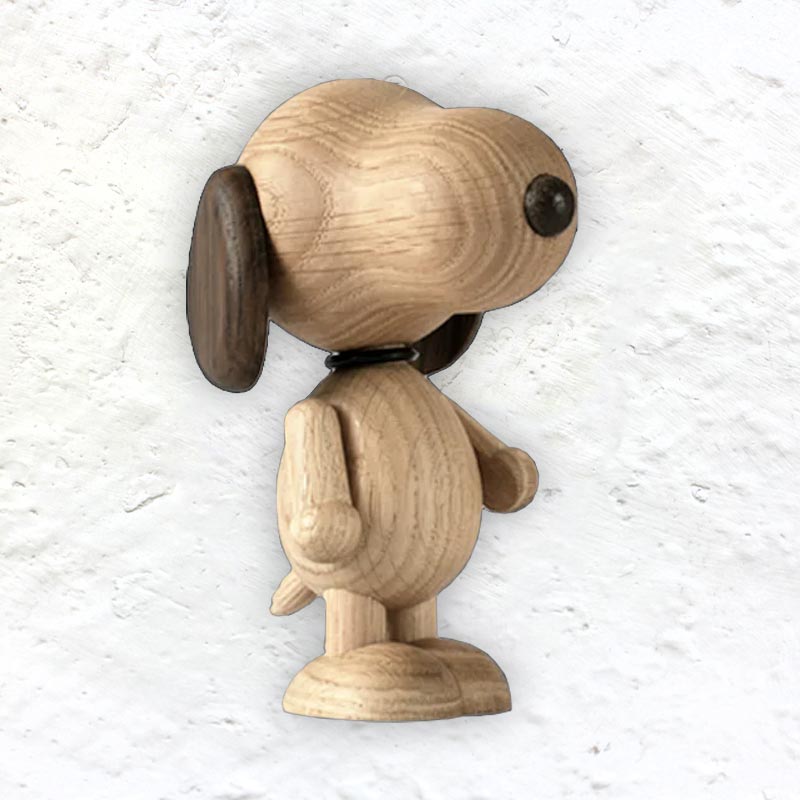 Wooden Snoopy by Boyhood - Small, Smoked Oak