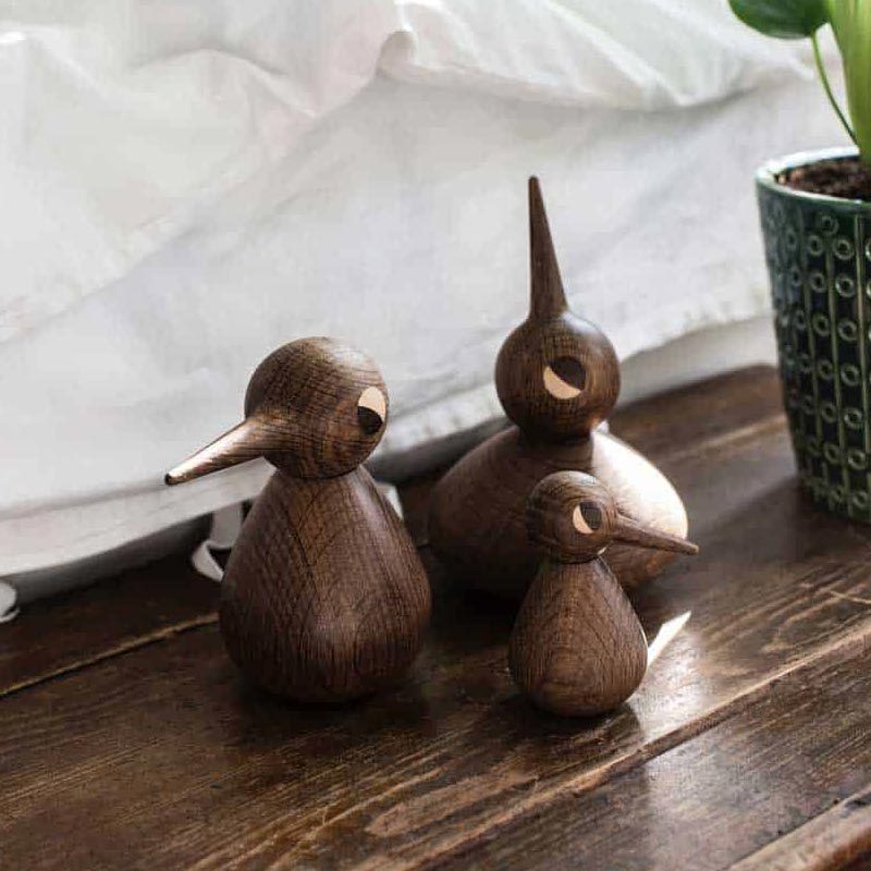 Bird - Small, Smoked Oak - des. Kristian Vedel, 1959