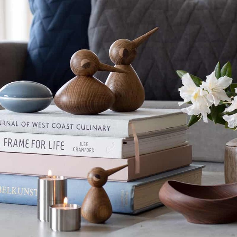 Bird - Small, Smoked Oak - des. Kristian Vedel, 1959