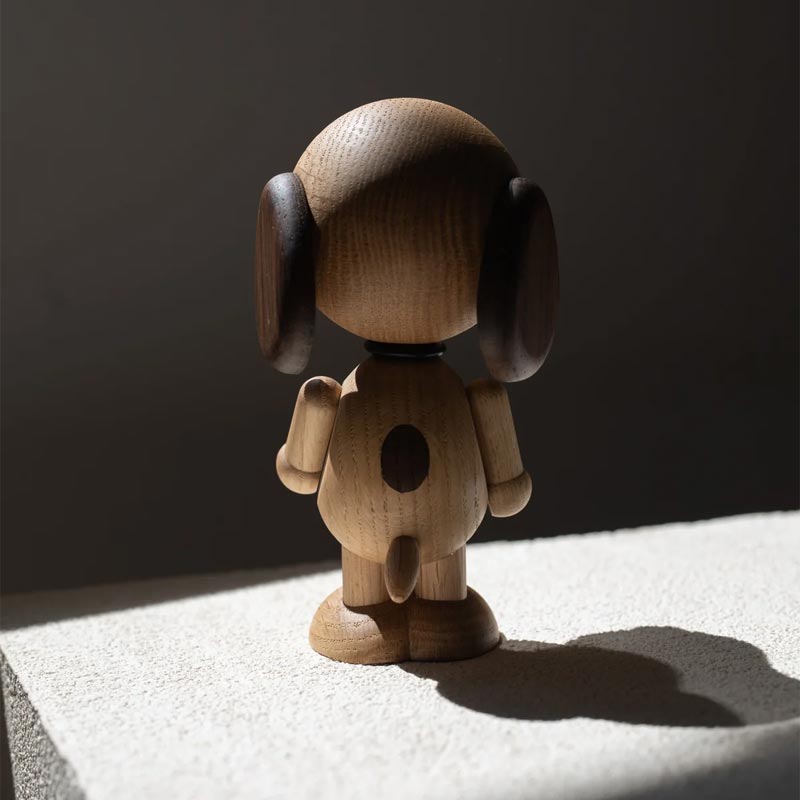 Wooden Snoopy by Boyhood - Small, Smoked Oak