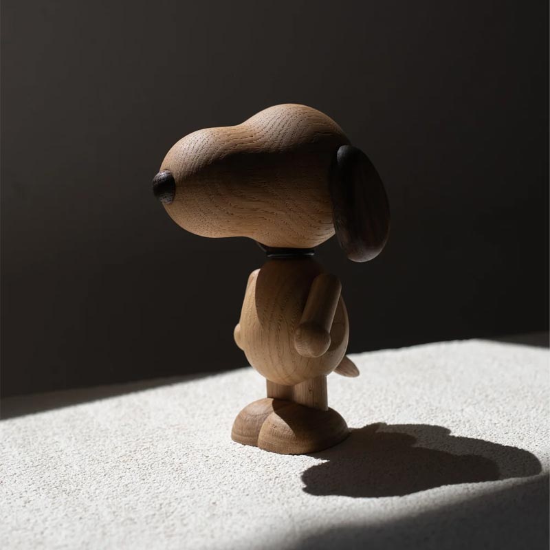 Wooden Snoopy by Boyhood - Small, Smoked Oak