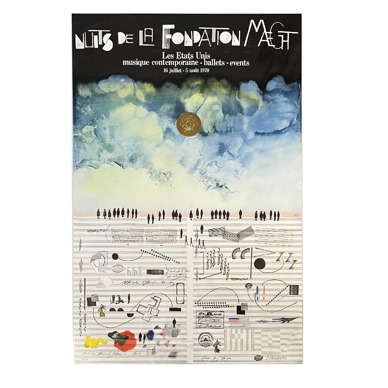 Nuits de la Fondation poster by Saul Steinberg