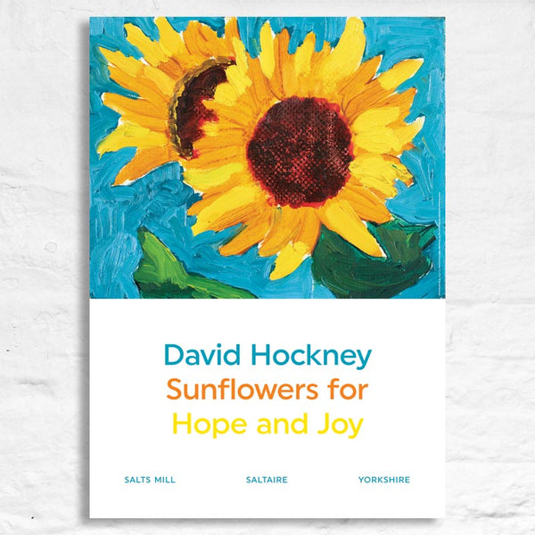 額装品/Sunflowers for Hope（デビット ホックニー） Sunflowers for Hope & Joy (Mini-Frame) by David Hockney