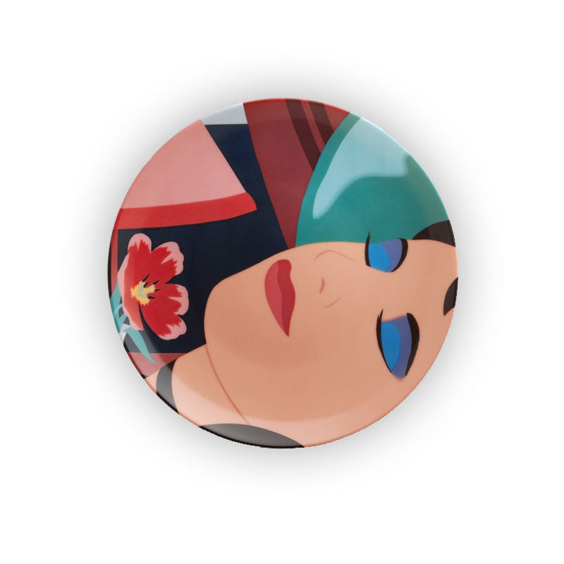Tom Wesselmann 'Cynthia in the Bedroom' Limoges Porcelain Plate - 21cm