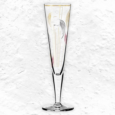 Goldnacht Champagne Glass #19 des. Concetta Lorenzo for Ritzenhoff