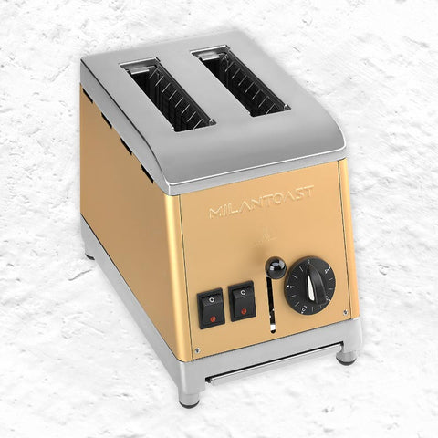2 Slice Toaster - Gold - by Milan Toast