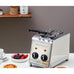 Classic Sandwich Toaster - 2 Slice Toaster with Tongs - Stainless Steel - by Milan Toast