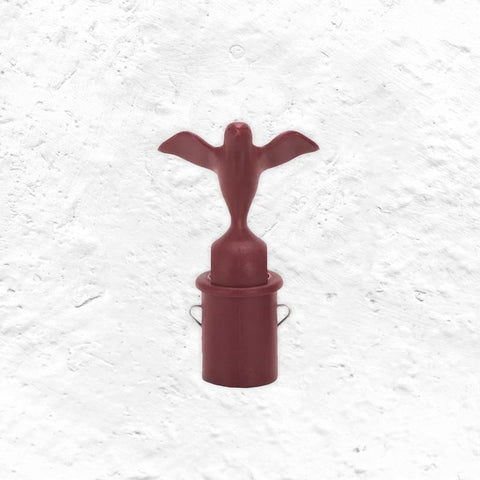 Replacement Bird Whistle for Kettle 9093 - Burgundy - des. Michael Graves (1985) made by Alessi