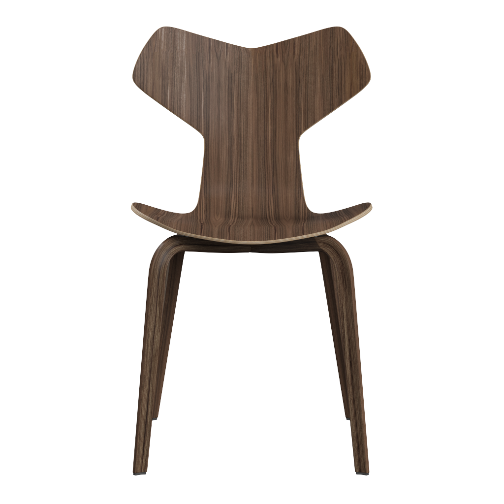 Grand Prix™ Chair - Walnut / Walnut - des. Arne Jacobsen, 1957 (made by Fritz Hansen)