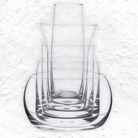 5 in 1 glasses - des. Joe Colombo, 1970, made by Cassina