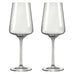 Sonnenschliff 'Sunburst' White Wine Glass (8000003) - Set of 2 - by Ritzenhoff