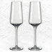 Sonnenschliff 'Sunburst' Champagne Glass (8000004) - Set of 2 - by Ritzenhoff