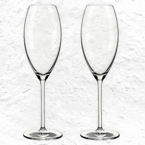 Glanzlicht (8011003)- Champagne Glass - Set of 2 - by Ritzenhoff