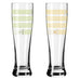 Weizen Wheat Beer Glass #1, #2 (8184001) - Set of 2 - des. Natalie Vasquez Herrera for Ritzenhoff