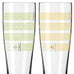 Weizen Wheat Beer Glass #1, #2 (8184001) - Set of 2 - des. Natalie Vasquez Herrera for Ritzenhoff