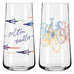 Cycling Universal Water Glass Set #1, #2 (8263001) - Allround - des. Harisuratama & Symonovych