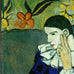 A Foreigner Called Picasso (Seated Harlequin) poster by Pablo Picasso