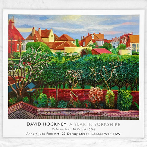 Bridlington Rooftops Poster by David Hockney