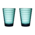 Set of 2 Aino Aalto Tumblers - 33cl, Sea Blue - made by Iittala