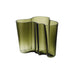 Aalto Vase Moss Green - 160mm - des. Alvar Aalto, made by Ittala Glass Factory