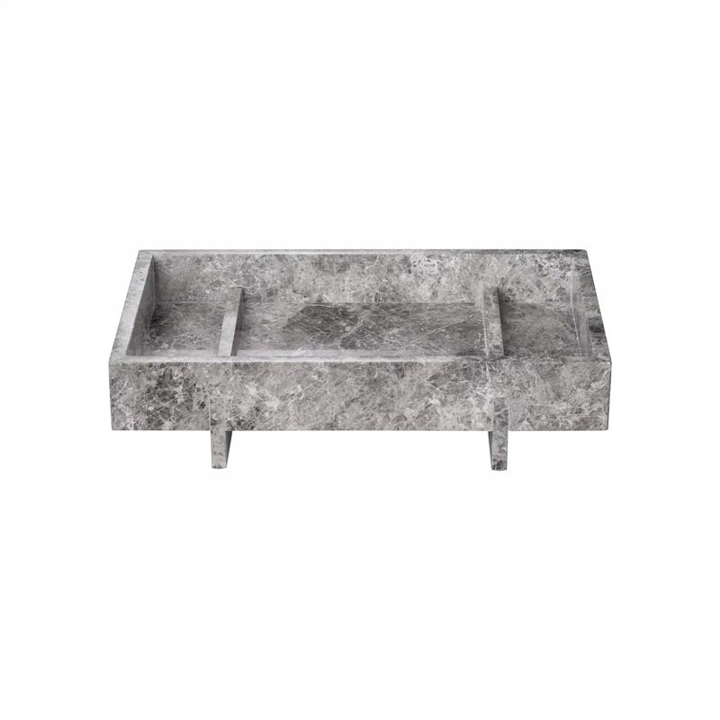 Abento Marble Tray - Sharkskin - des. Adam Miller, for Blomus