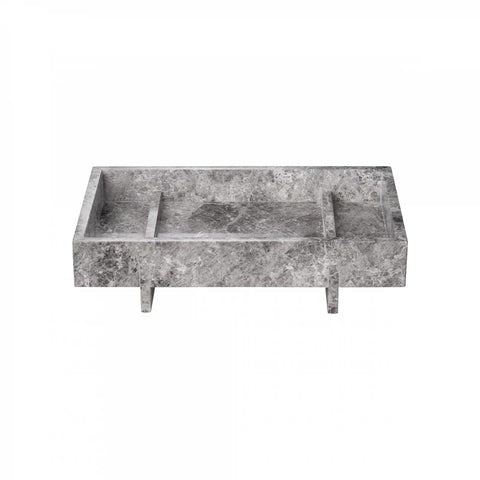 Abento Marble Tray - Sharkskin - des. Adam Miller, for Blomus