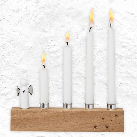 Advent Angel Stars Candle Holder - by Räder