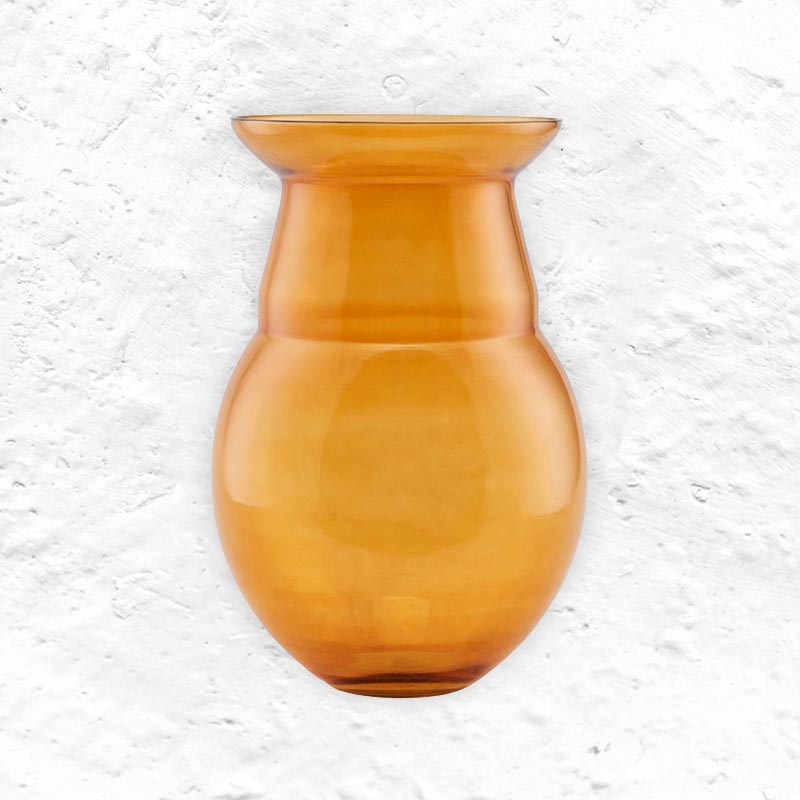 Airy Vase - Mustard - by House Doctor