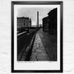 Albert Terrace, Saltaire, Bradford, 1986 by Ian Beesley - - signed framed print
