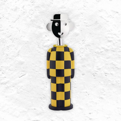 Alessandro M. Corkscrew - Giallo e Nero - des. Alessandro Mendini for Alessi
