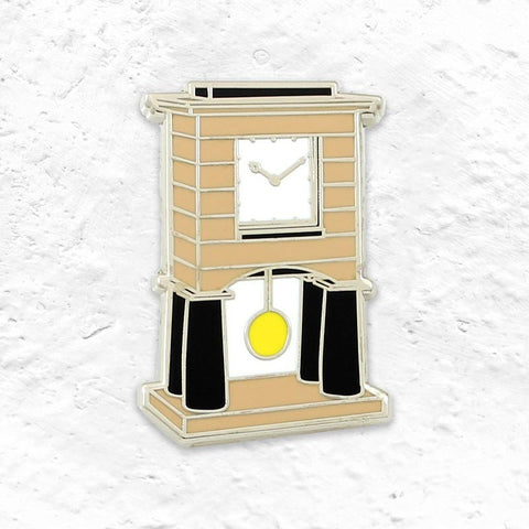 Michael Graves Alessi Clock Cloisonné Enamel Pin badge