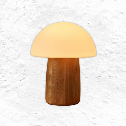 Alice Mushroom Lamp - White Ash, Large -  des. Paul and Natalie Sun, 2023