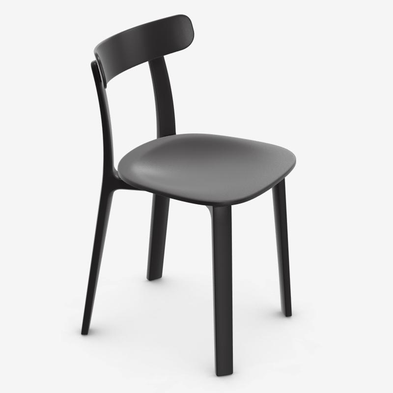 All Plastic Chair (graphite grey) des Jasper Morrison, 2016  (made by Vitra)