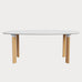 Analogue Dining table des. Jaime Hayon - White / Oak - made by Fritz Hansen