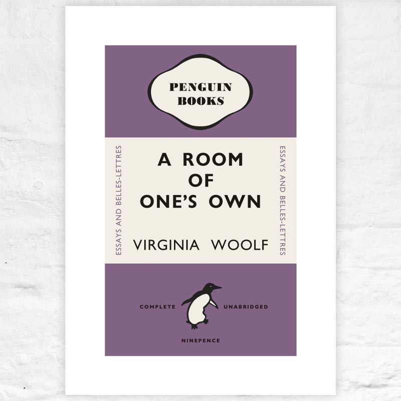 A Room of One's Own - Penguin midcentury cover poster
