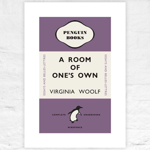 A Room of One's Own - Penguin midcentury cover poster
