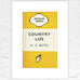 Country Life - Penguin midcentury cover poster