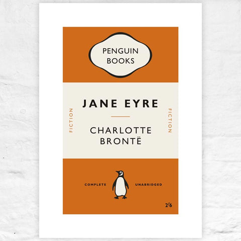 Jane Eyre - Penguin midcentury cover poster