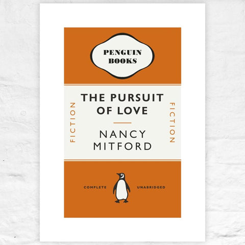 The Pursuit of Love - Penguin midcentury cover poster
